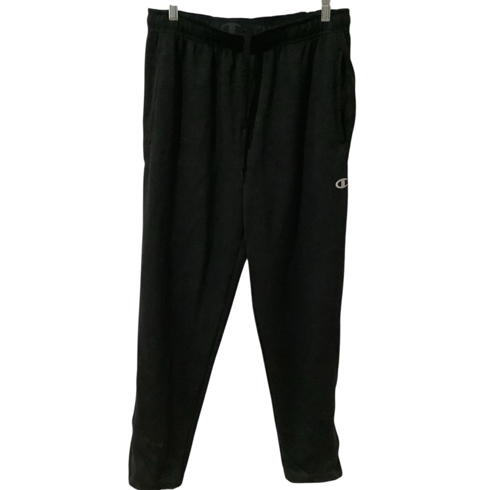 Champion PERFORMANCE ITEM# 1204872 M Medium ATHLETIC APPAREL Black SWEATPANTS